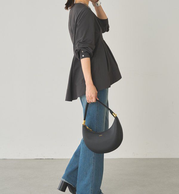  「Aラインペプラムブラウス」|シャツ・ブラウス|