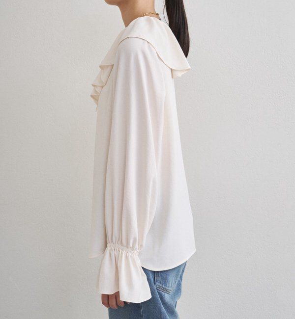  「ジョーゼットフリルブラウス」|シャツ・ブラウス|
