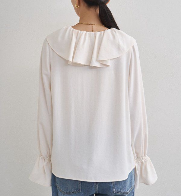  「ジョーゼットフリルブラウス」|シャツ・ブラウス|