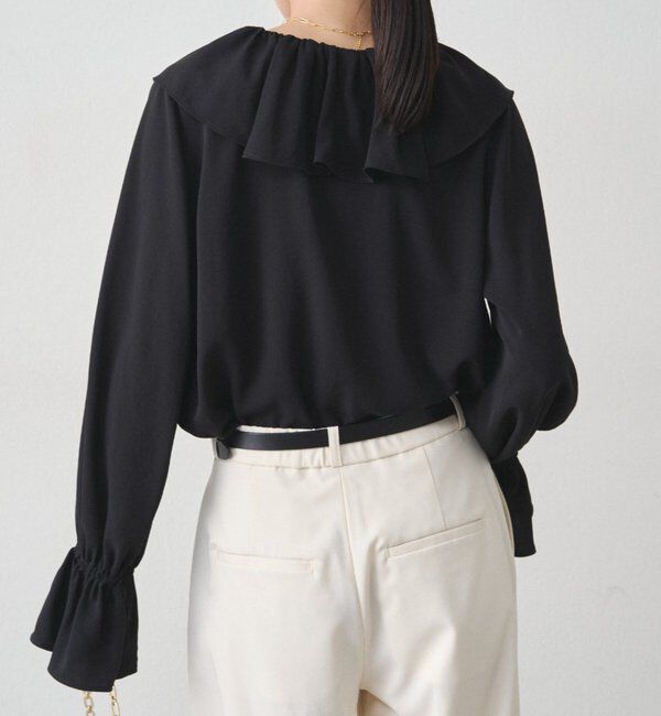  「ジョーゼットフリルブラウス」|シャツ・ブラウス|