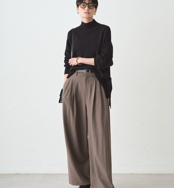  「TR3タックワイドパンツ」|チノ|