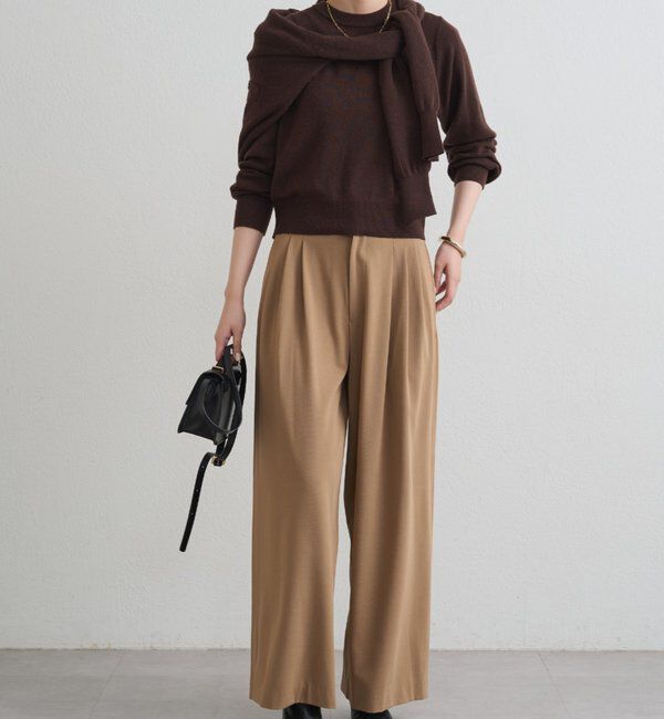  「TR3タックワイドパンツ」|チノ|