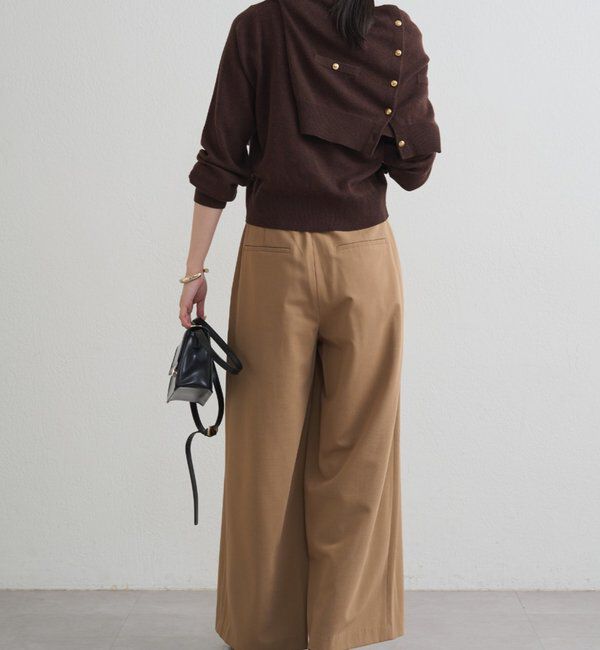  「TR3タックワイドパンツ」|チノ|