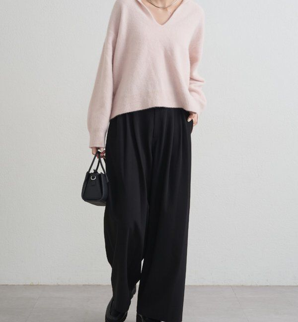  「TR3タックワイドパンツ」|チノ|