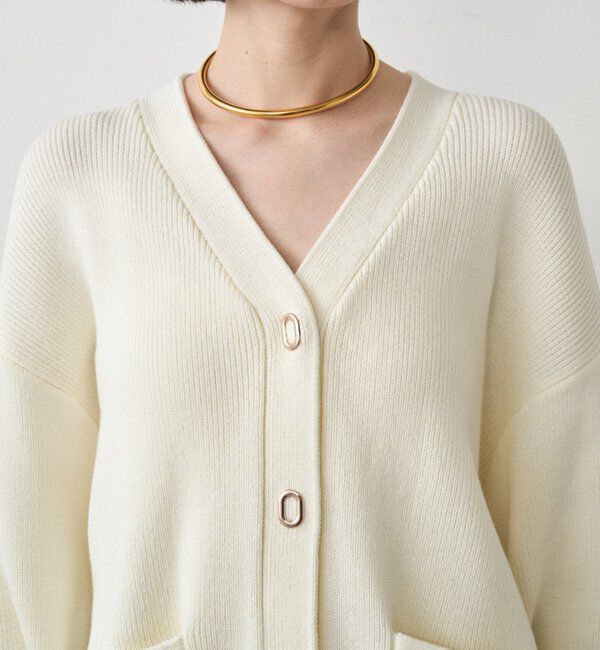  「ゴールドリングカーデ」|ニット・セーター|