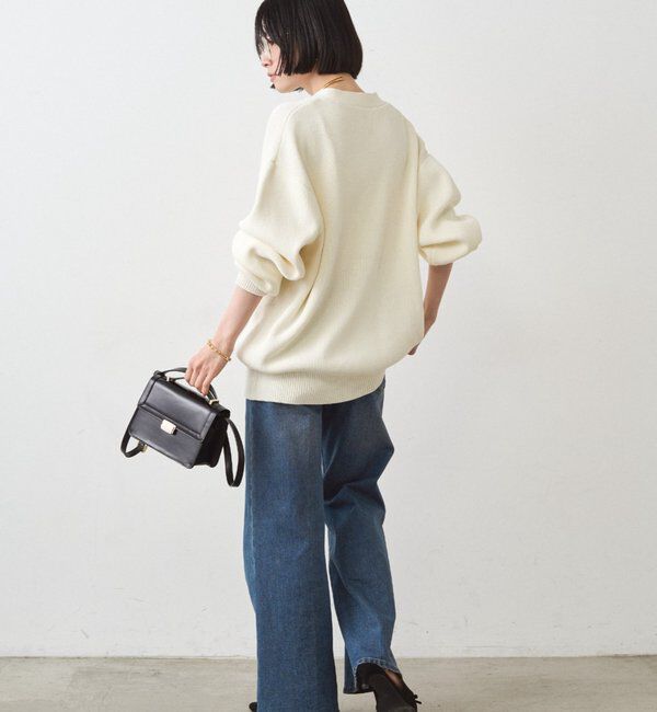  「ゴールドリングカーデ」|ニット・セーター|