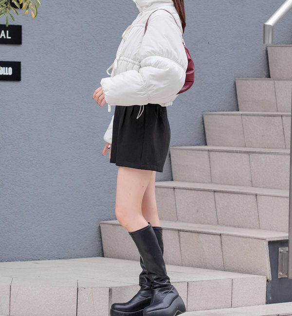  「リボンギャザー中綿ブルゾン」|その他|