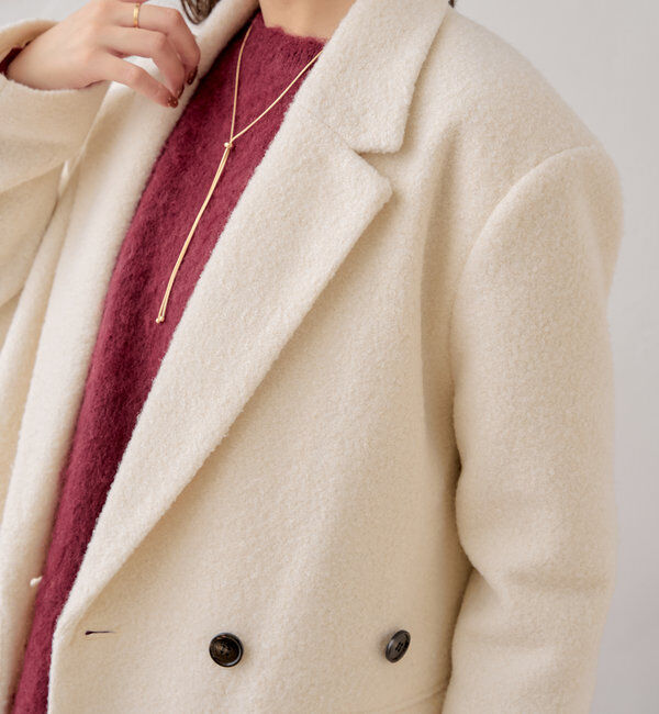  「オーバーダブルツイードジャケット」|テーラードジャケット|