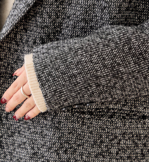  「オーバーダブルツイードジャケット」|テーラードジャケット|