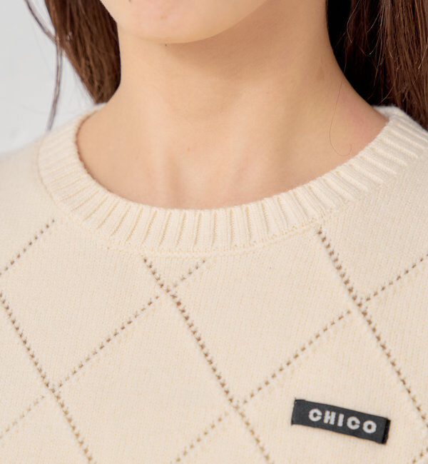  「裾ファー付きパフデザインニット」|ニット・セーター|