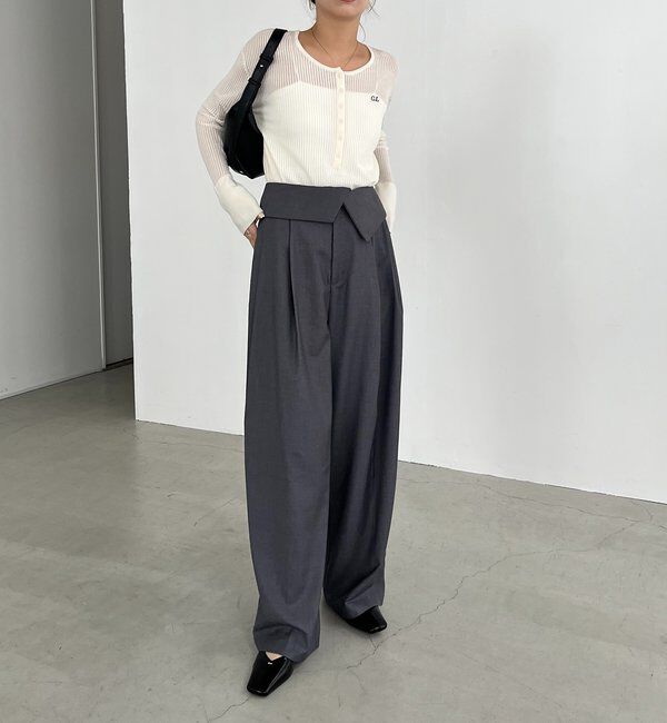  「〈C.L〉シアーヘンリーニット」|ニット・セーター|