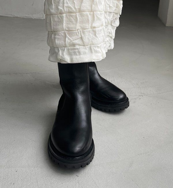  「サイドゴアブーツ」|ロングブーツ|