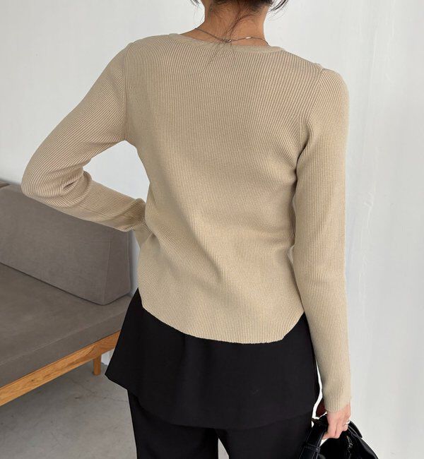  「肩開きセッパボタンカーディガン」|カーディガン|