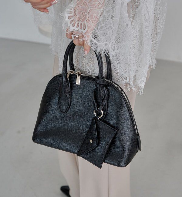  「ミニポーチSETボストンバッグ」|トートバッグ|ブラック