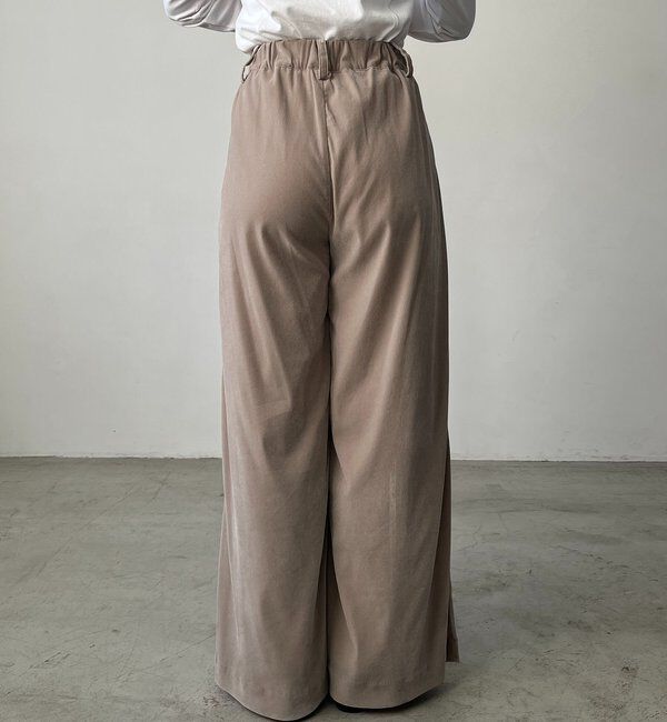  「ベロアワイドパンツ」|チノ|