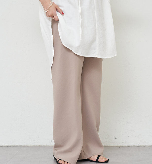  「ダブルクロスワイドパンツ」|チノ|