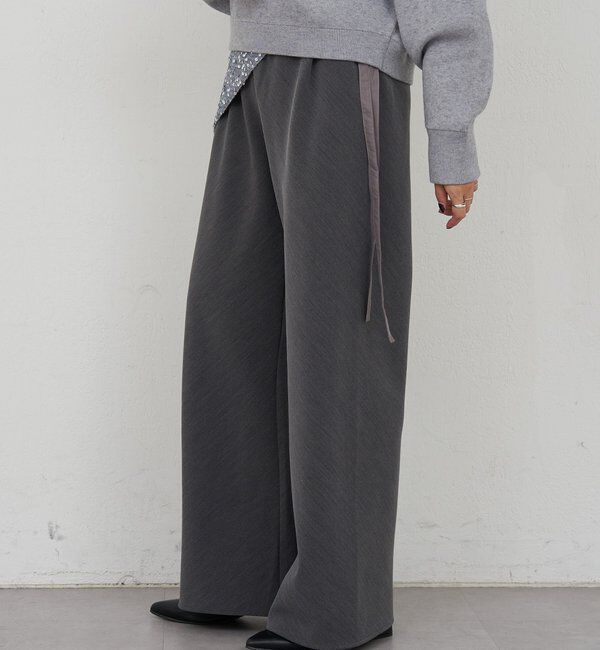  「ダブルクロスワイドパンツ」|チノ|