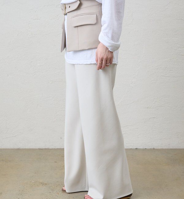  「ダブルクロスワイドパンツ」|チノ|