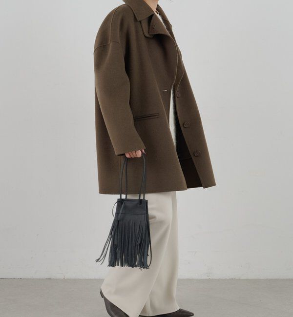  「ダブルクロスワイドパンツ」|チノ|