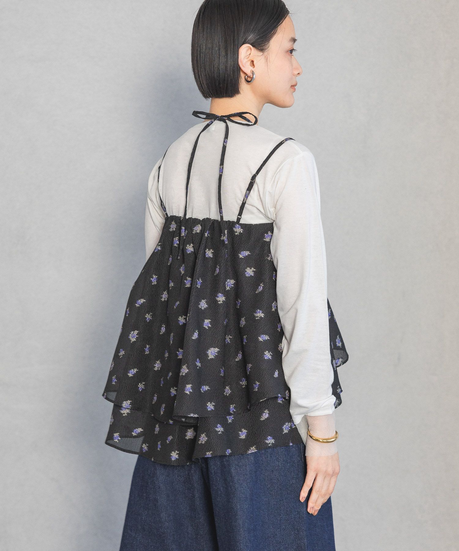 A part by 「フラワージャガードキャミチュニック」|シャツ・ブラウス|