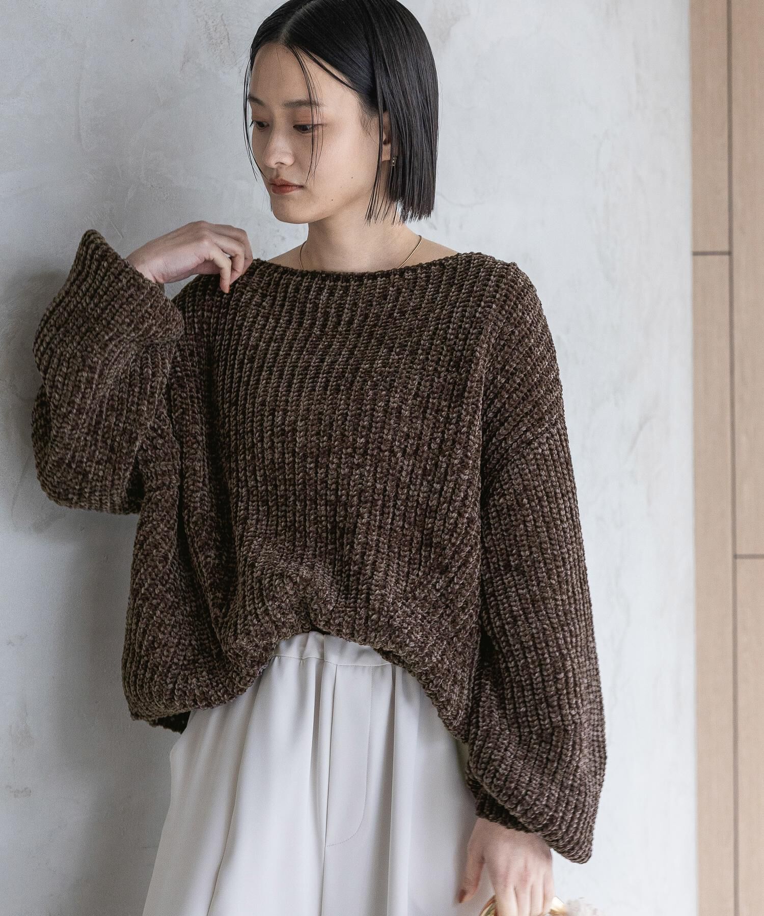 A part by 「クリーミーモールニットプルオーバー」|ニット・セーター|