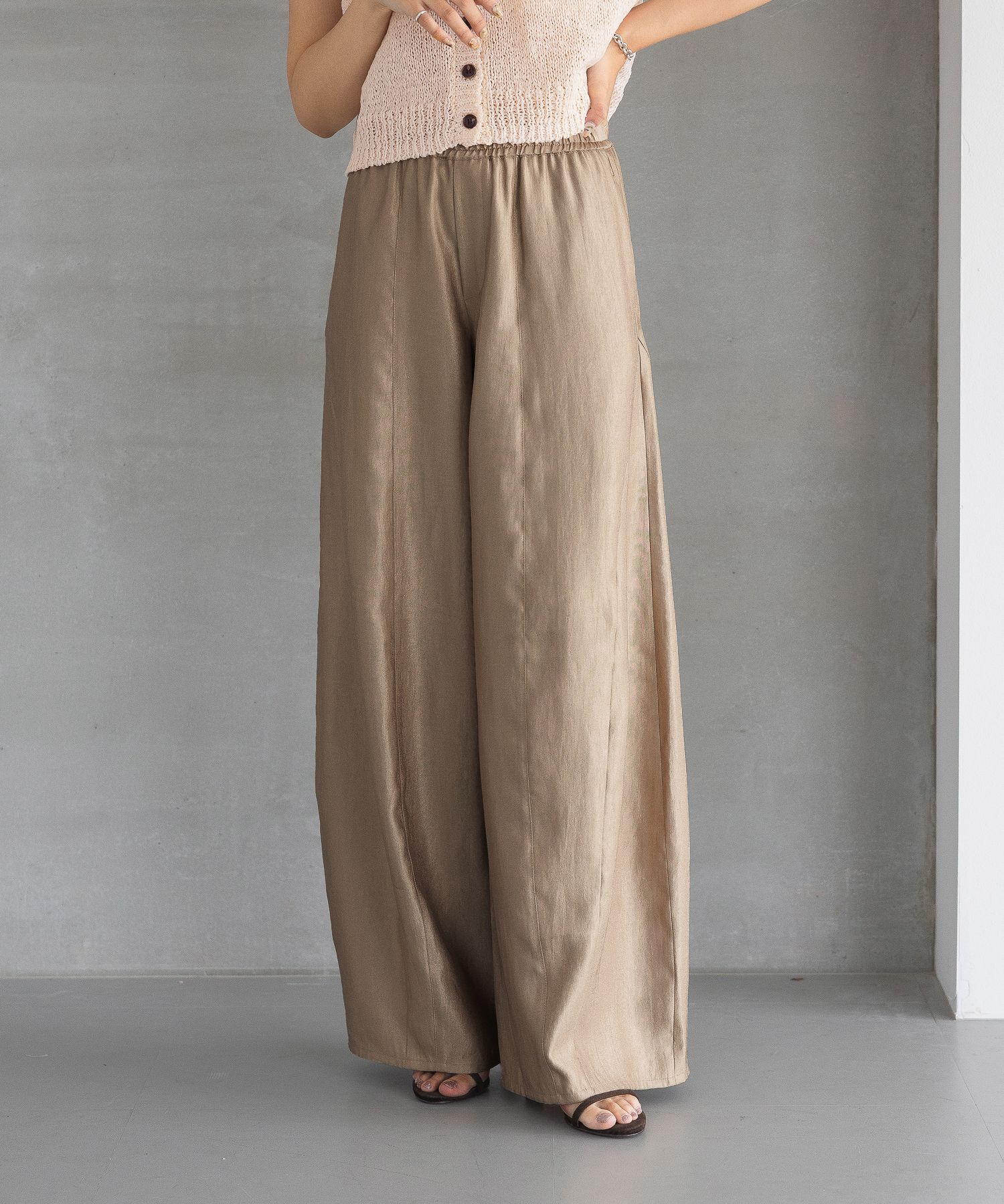 A part by 「【あいか企画】サテンバルーンイージーパンツ」|その他|