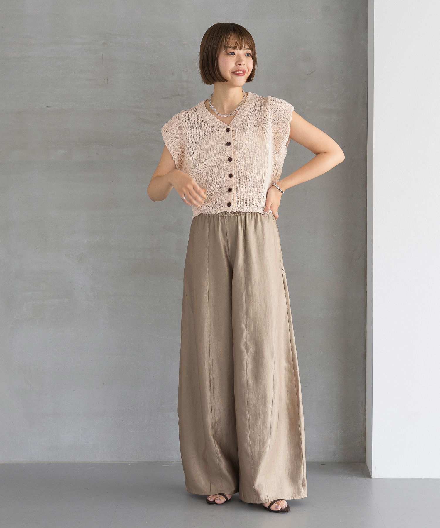 A part by 「【あいか企画】サテンバルーンイージーパンツ」|その他|