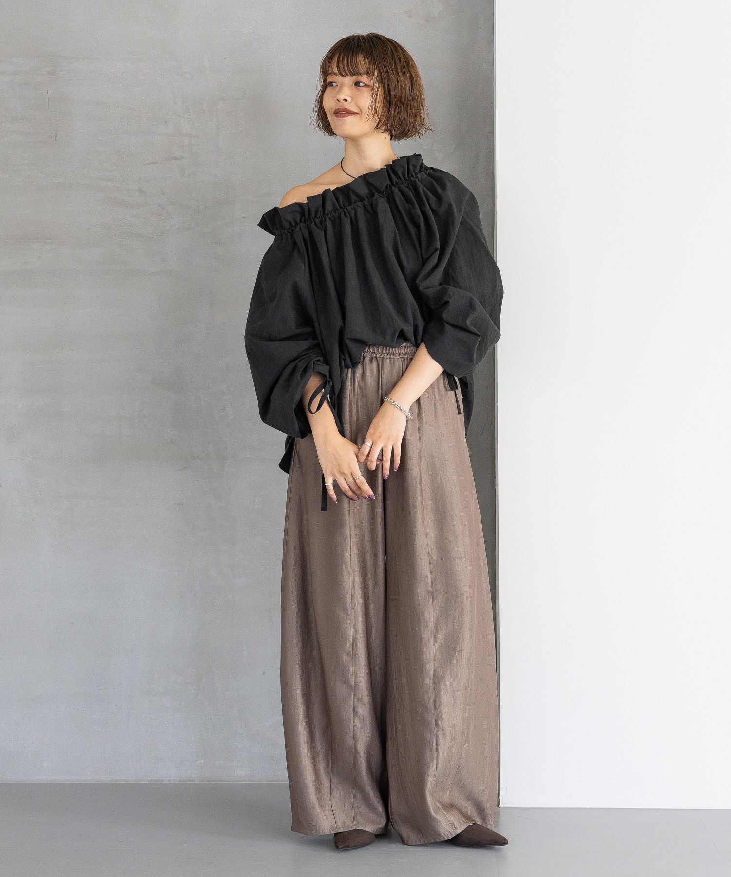 A part by 「【あいか企画】サテンバルーンイージーパンツ」|その他|