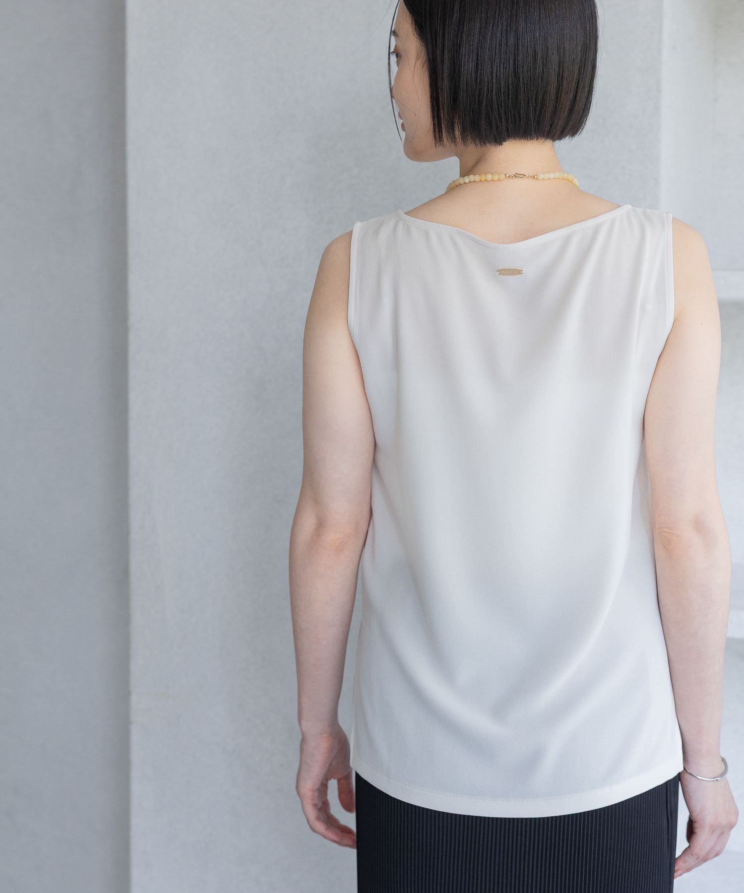 A part by 「ソフトジョーゼットノースリーブT」|Tシャツ・カットソー|