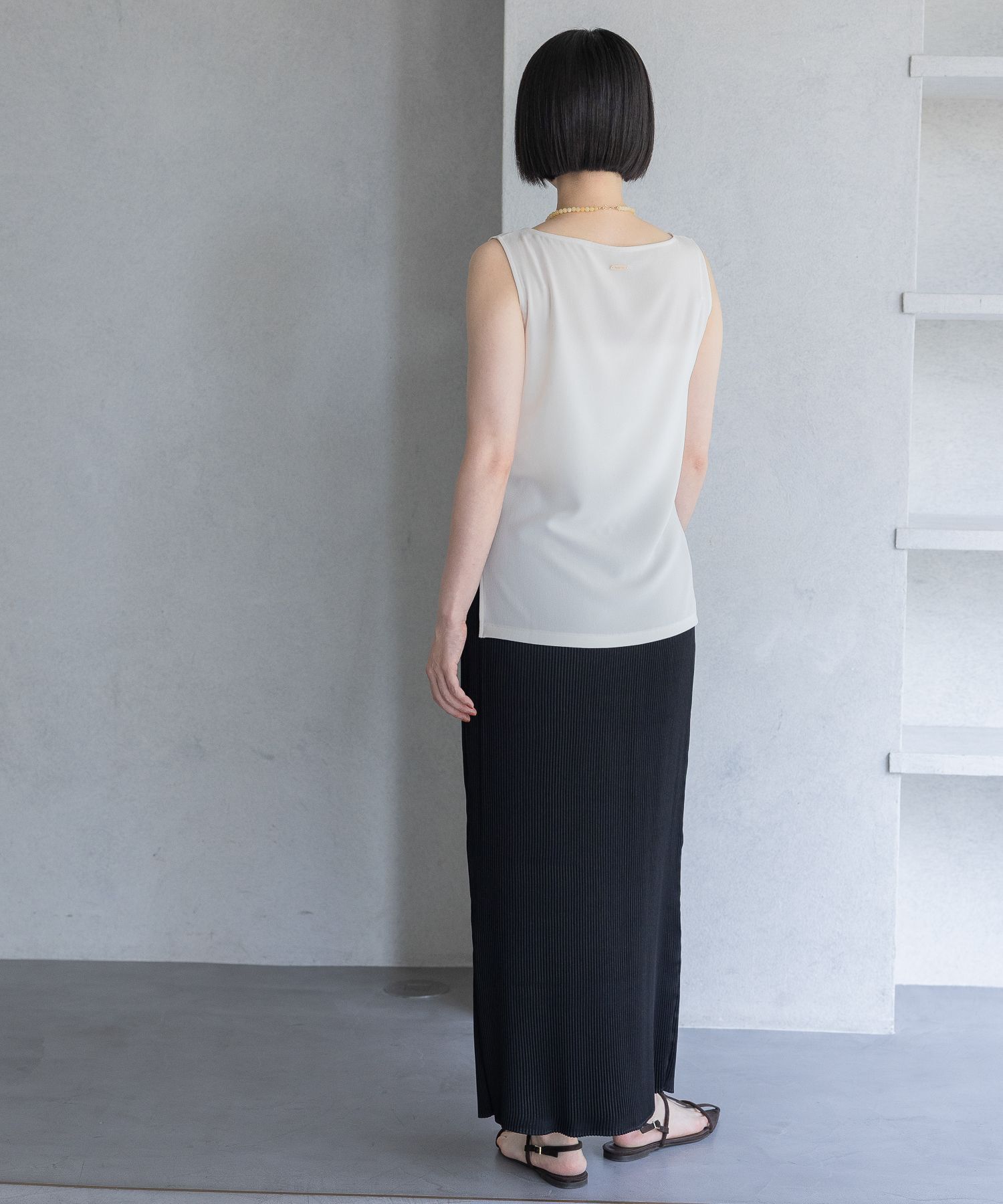 A part by 「ソフトジョーゼットノースリーブT」|Tシャツ・カットソー|