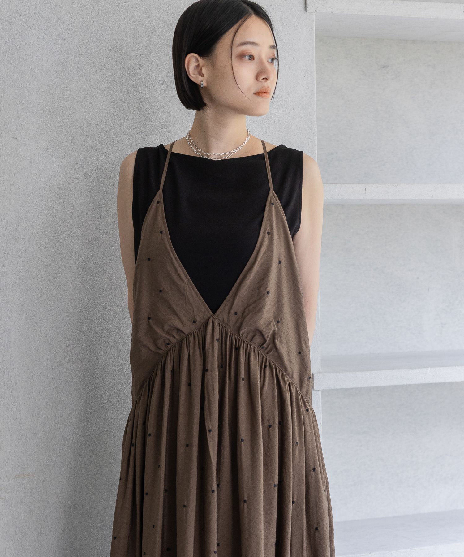 A part by 「ソフトジョーゼットノースリーブT」|Tシャツ・カットソー|