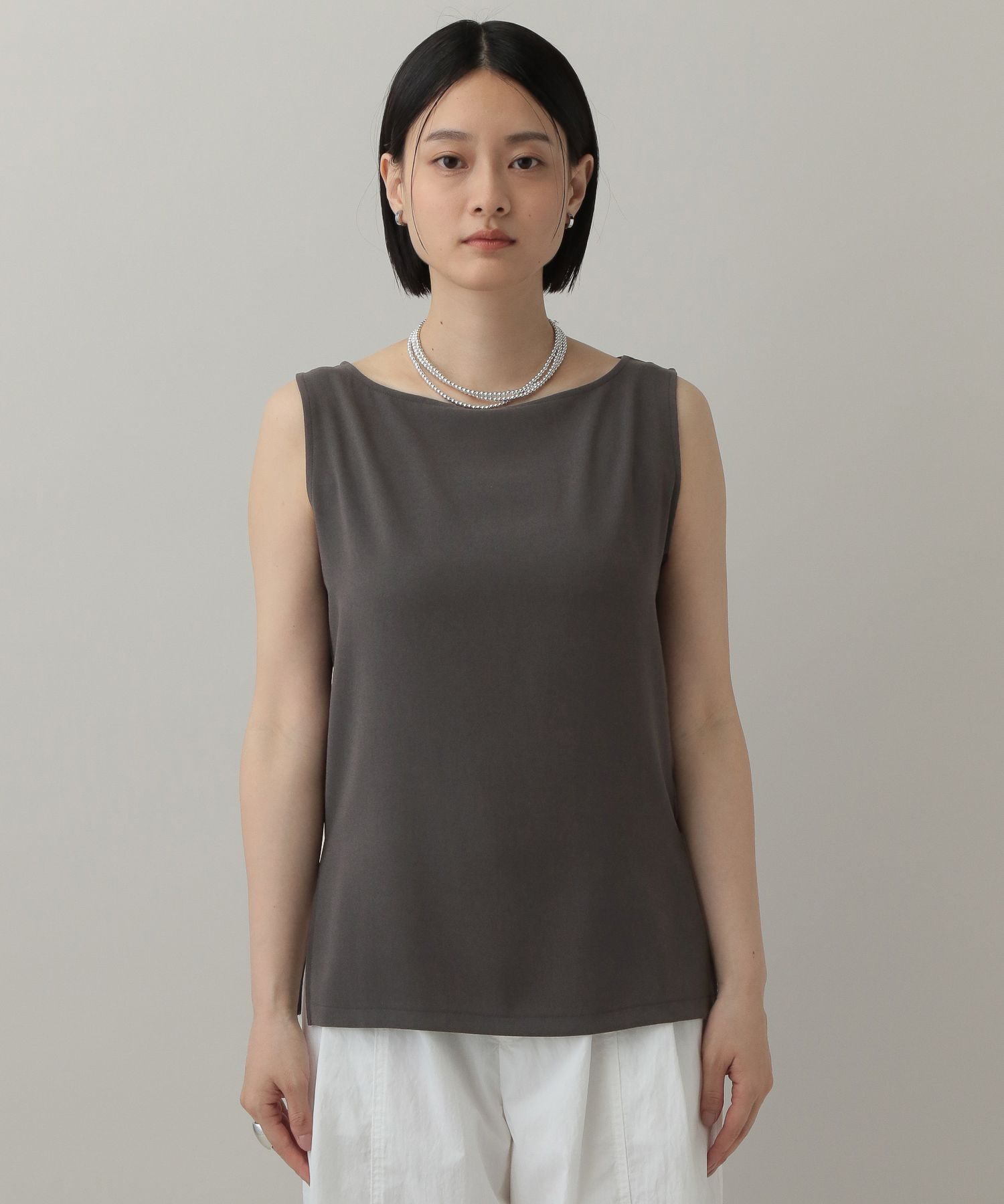 A part by 「ソフトジョーゼットノースリーブT」|Tシャツ・カットソー|