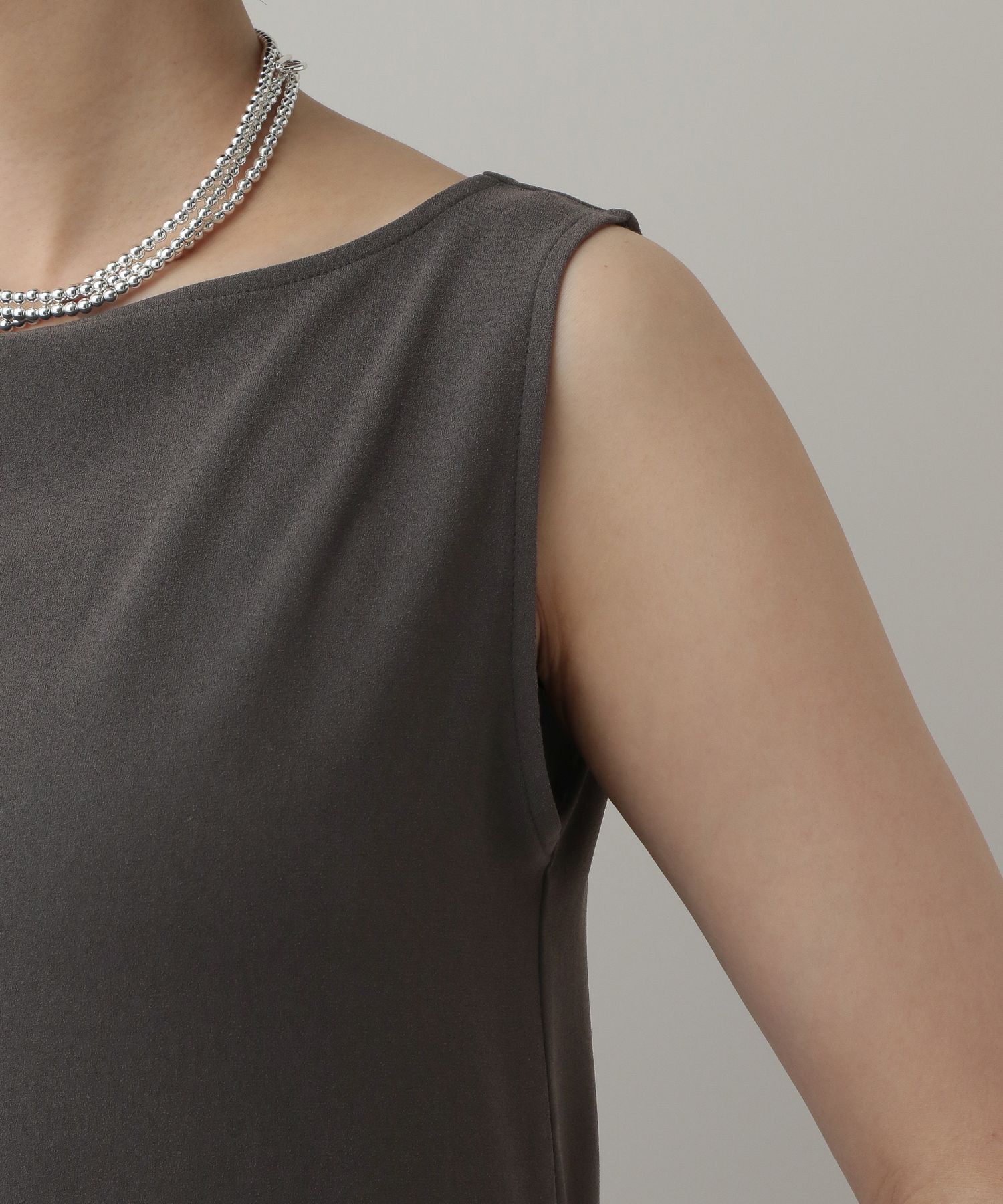 A part by 「ソフトジョーゼットノースリーブT」|Tシャツ・カットソー|