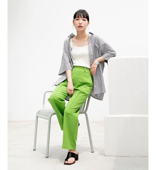 LOWRYS FARM「ソウバリスクエアタンクトップ」|ニット・セーター|