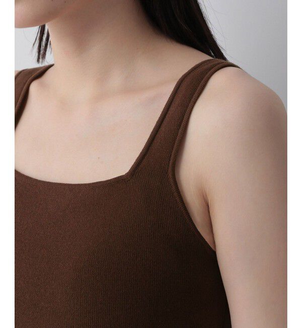 LOWRYS FARM「ソウバリスクエアタンクトップ」|ニット・セーター|