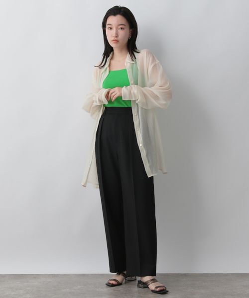 LOWRYS FARM「ソウバリスクエアタンクトップ」|ニット・セーター|