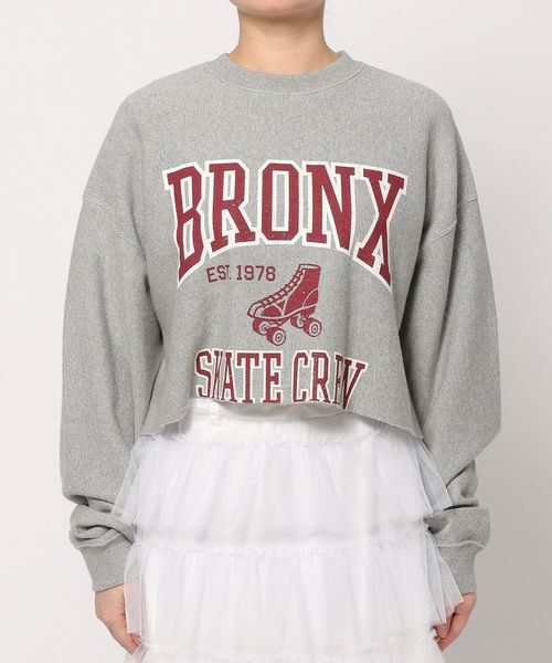 LOWRYS FARM「リメイクフウショートウラケＬＳ」|スウェット・ジャージ|