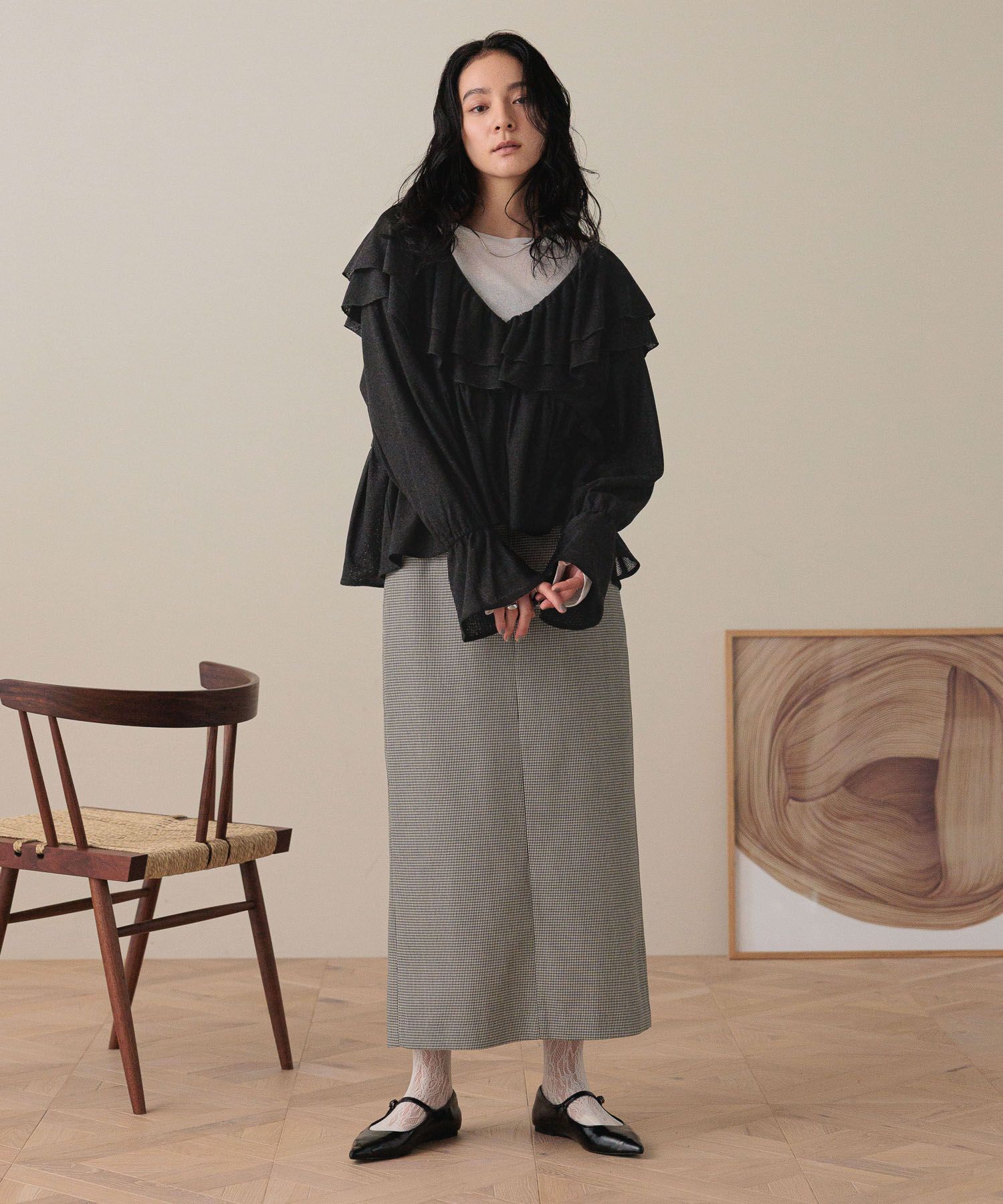 LOWRYS FARM「ＴＲベルトツキタイトスカート」|スカート|