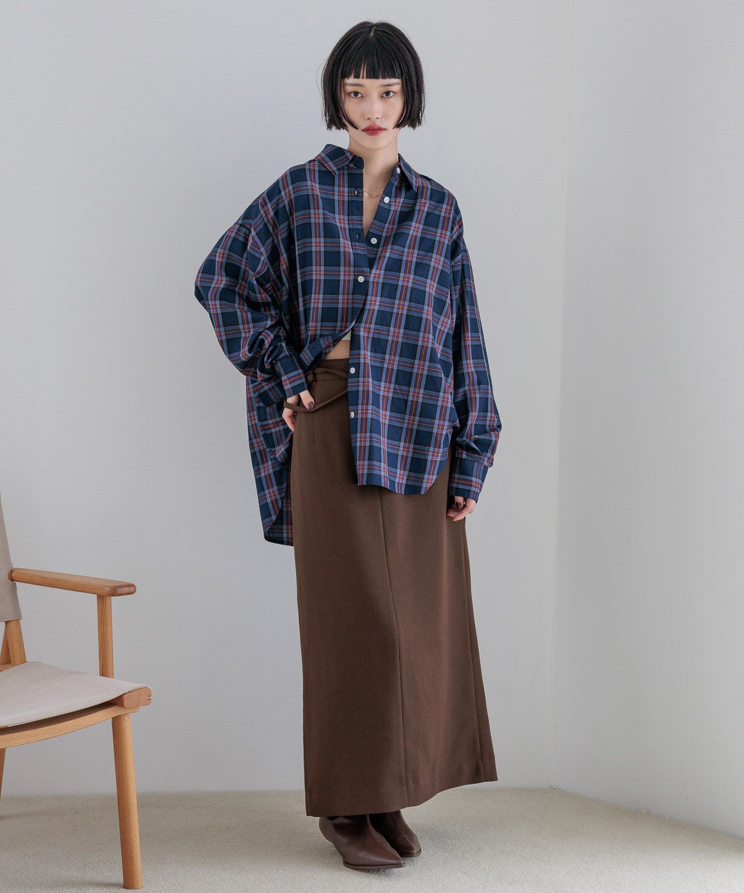 LOWRYS FARM「ＴＲベルトツキタイトスカート」|スカート|