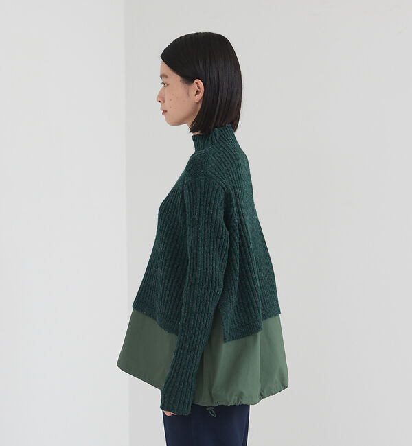 collex「エアリヤーン2WAYプルオーバー」|ニット・セーター|