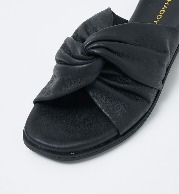 collex「【WEB限定】【SHADDY/シャディー】ツイストギャザーサンダル」|サンダル|