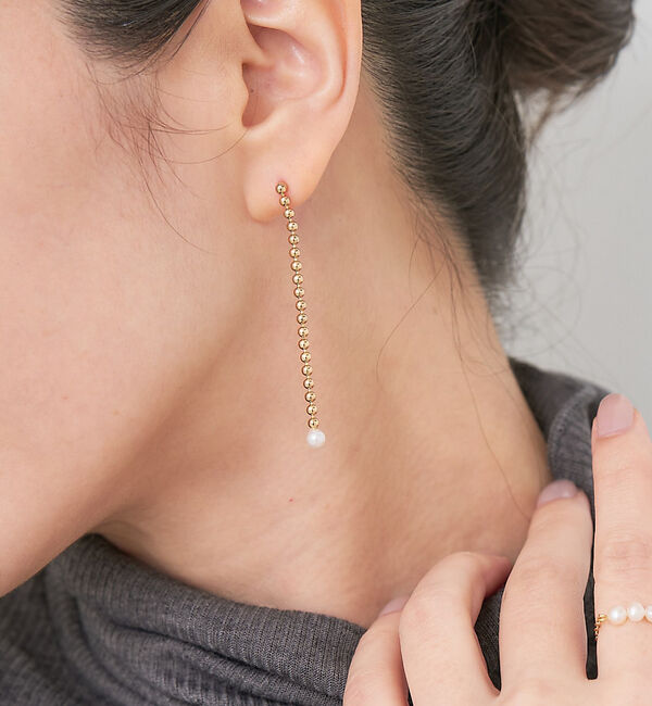 collex「【dignif】【金属アレルギー対応】パールスイングピアス」|ピアス|