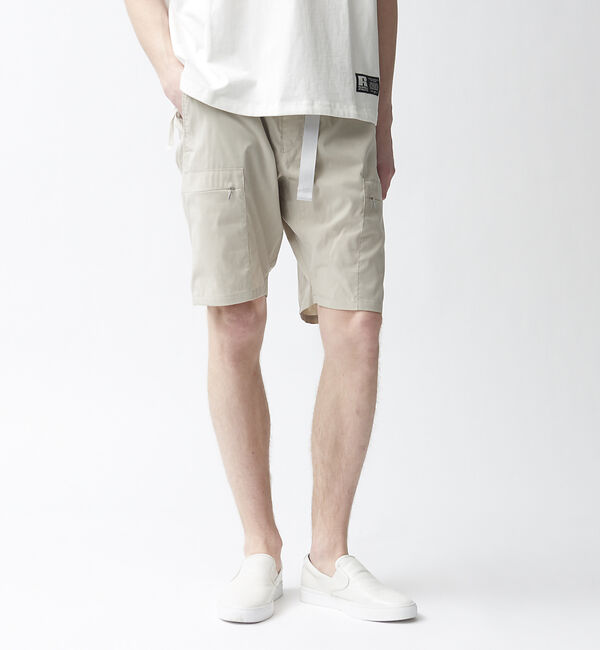 ABAHOUSE「【セットアップ対応】DRY MIX ユーティリティー ショートパンツ」|その他|グレージュ