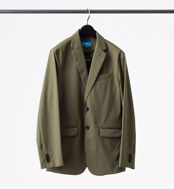 ABAHOUSE「【WWS / セットアップ対応】Bizテーラード ジャケット」|テーラードジャケット|グリーン系その他1