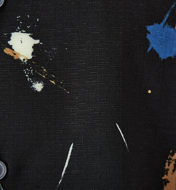 ABAHOUSE「【WEB限定】スラブポリグラフィックシャツ/ スプラッシュドット柄/ペーズリー柄」|シャツ・ブラウス|