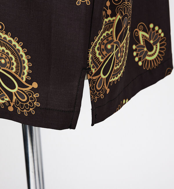 ABAHOUSE「【WEB限定】スラブポリグラフィックシャツ/ スプラッシュドット柄/ペーズリー柄」|シャツ・ブラウス|