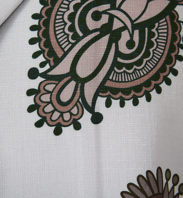 ABAHOUSE「【WEB限定】スラブポリグラフィックシャツ/ スプラッシュドット柄/ペーズリー柄」|シャツ・ブラウス|