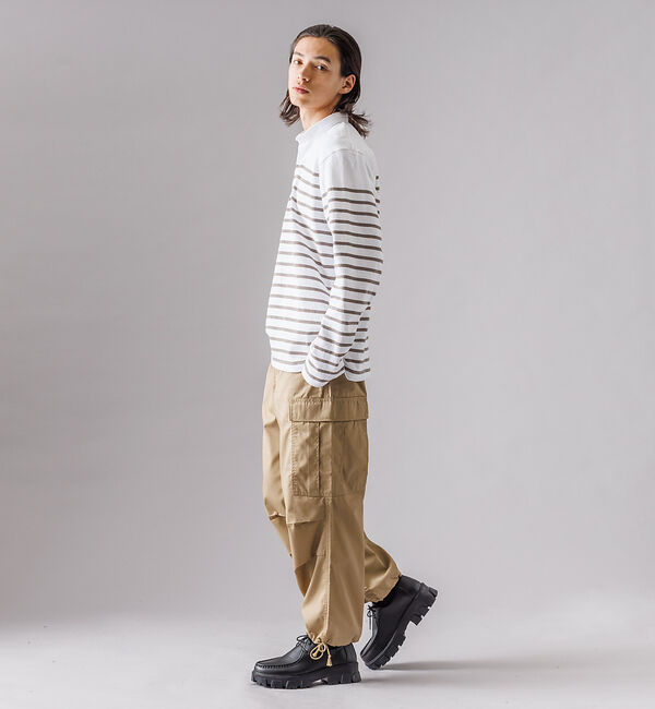 ABAHOUSE「【BARBARIAN  / バーバリアン】 12oz ロングスリーブ / ヘンリ」|スウェット・ジャージ|