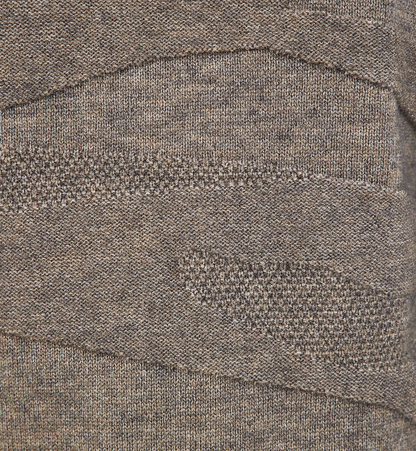 ABAHOUSE「【スポンジタッチ】シャドーカモフラ タートルネック ニット」|ニット・セーター|