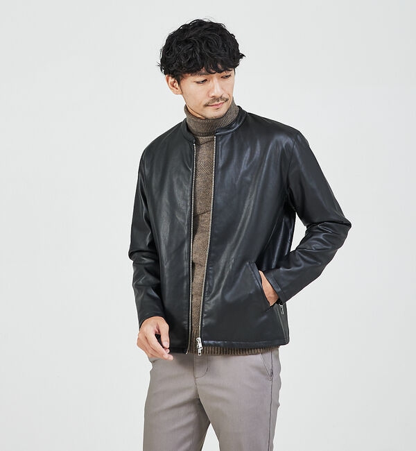 ABAHOUSE「【スポンジタッチ】シャドーカモフラ タートルネック ニット」|ニット・セーター|